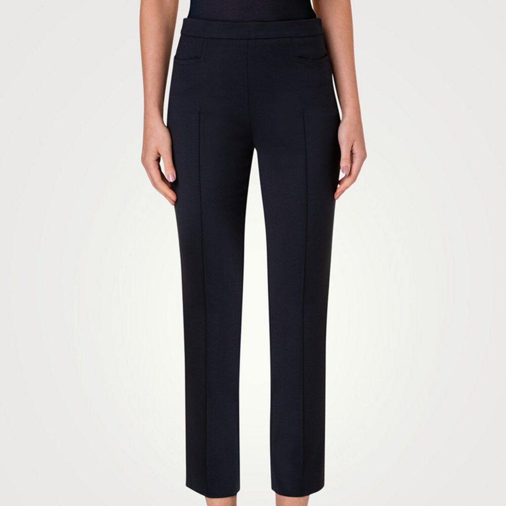 AKRIS PUNTO Franca Cropped Ankle Pants